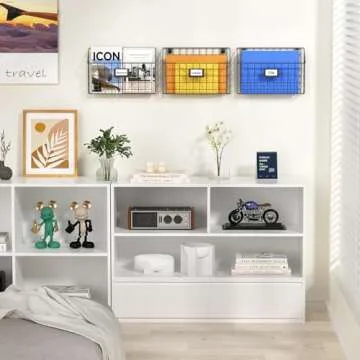 X-cosrack Detachable Hanging Wall Files Rack&3-Tier Metal Folder Wall File Holder with Tag Slot Mounts on Wall and Door for Office, Home, and Work Easy Organizing,Black(Patent Pending)