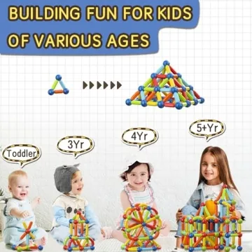 Toddler Magnetic Building Blocks Educational Fun for Kids