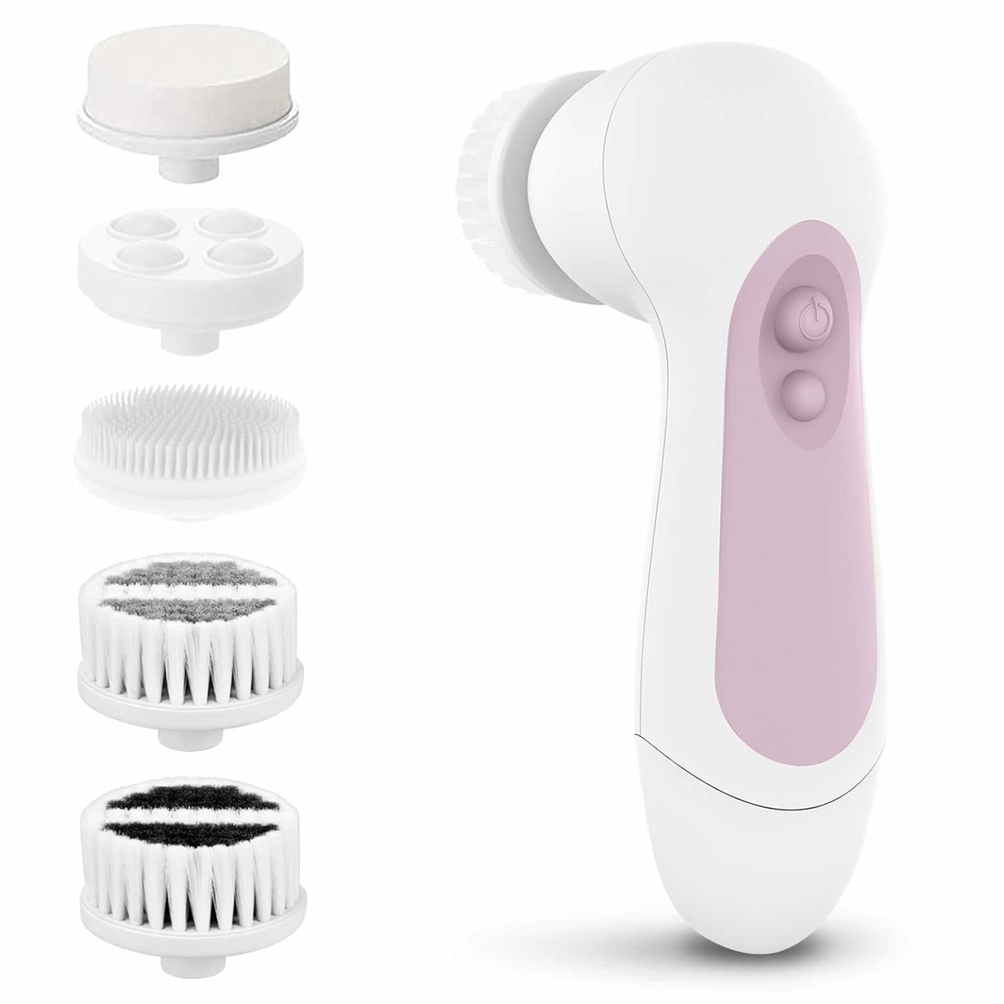 Cleansing Spin Brush Set with 5 Brush Heads