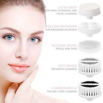 Cleansing Spin Brush Set with 5 Brush Heads