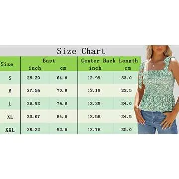 Cnkwei Women's Floral Smocked Frill Tank Top in Pink