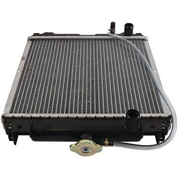 Complete Tractor 1906-6311 Radiator Compatible With/Replacement For Kubota K2581-85010, BX1870, BX1870-1, BX1880, BX2350D, BX2360, BX2370, BX2370-1, BX2380, BX23S, BX24D, BX25, BX25DLB, BX25DLB-1