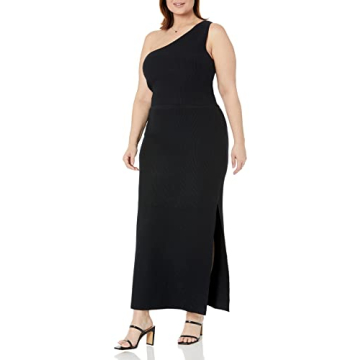 Kofi Asymmetrical Cropped Sweater by The Drop in Black