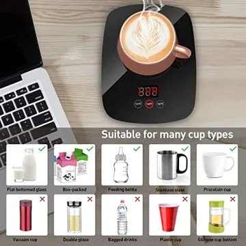 nicelucky Coffee Mug Warmer with Adjustable Temperature Features