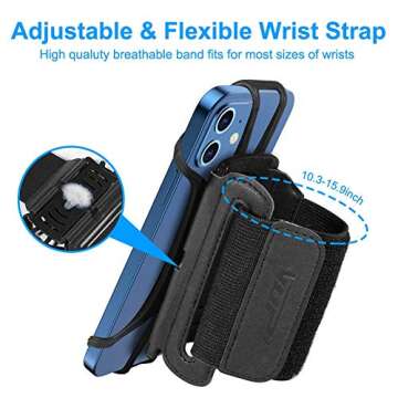VUP Wristband Phone Holder for iPhone & Android 4-6.7inch