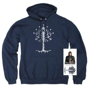 Popfunk Lord of The Rings Tree of Gondor Middle Earth Hoodie for Adults