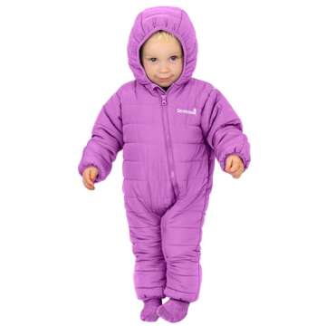 Snonook Baby Snowsuit Boys' & Girls' Insulated Powder Light Waterproof Snowsuit - Infant Snowsuit