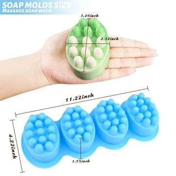 Moukiween Silicone Soap Molds - Versatile and Safe Molds