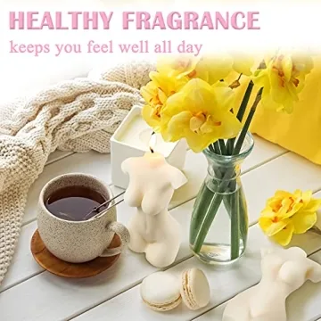 Chic Body-Shaped Soy Candles for Stylish Home Decor