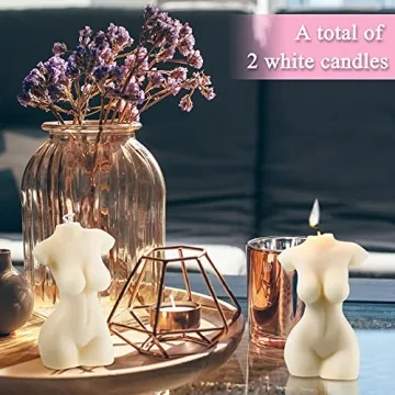 Chic Body-Shaped Soy Candles for Stylish Home Decor