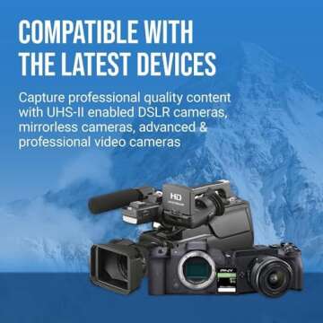 PNY 256GB EliteX-PRO90 UHS-II SDXC Memory Card – R300MB/s W280MB/s, U3, V90, 8K UHD, Full HD, UHS-II for Professional Photographers & Content Creators, DSLR, Mirrorless Cameras, Advanced Video Cameras