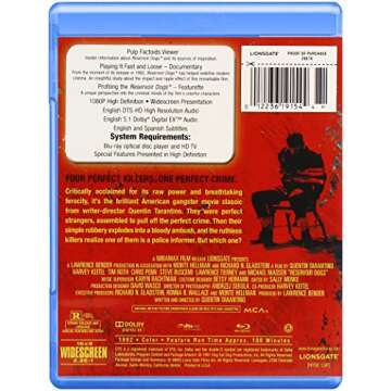 Reservoir Dogs (15th Anniversary Edition) [Blu-ray]