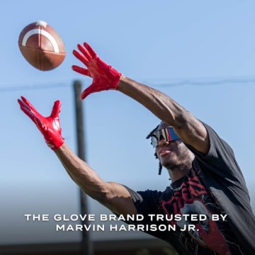 CUTTERS Game Day Football Gloves with Superior Grip and Comfort