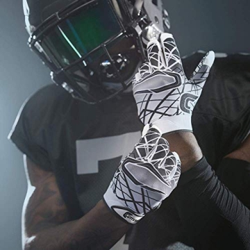 CUTTERS Game Day Football Gloves with Superior Grip and Comfort