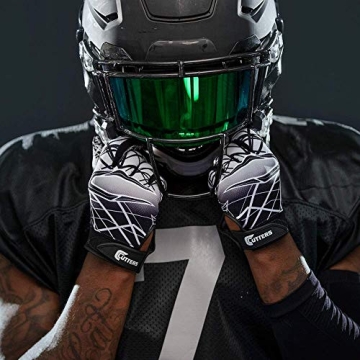CUTTERS Game Day Football Gloves with Superior Grip and Comfort