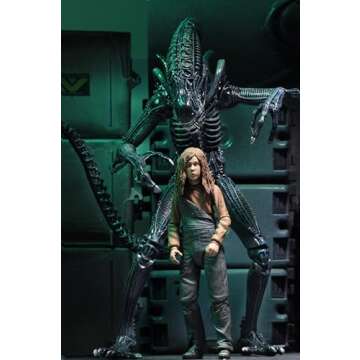 NECA - Alien- 7" Scale Action Figures - Ultimate Warrior - (1986) Blue Alien