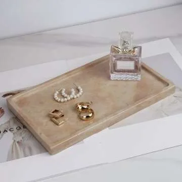 Natural Marble Decorative Tray for Stylish Home Decor