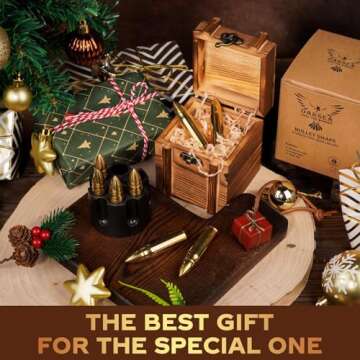 Gifts for Men Dad Husband, Whiskey Stones, Unique Valentine Anniversary Birthday Gift Ideas for Him ...