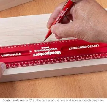 Woodpeckers 24 Inch Woodworking Ruler - Precision Tool