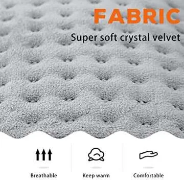 Back Pain & Muscle Pain Heating Pad with Timer Function