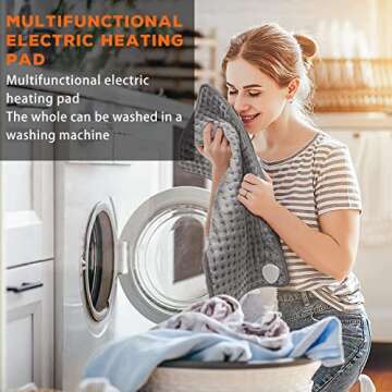 Back Pain & Muscle Pain Heating Pad with Timer Function