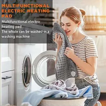 Back Pain & Muscle Pain Heating Pad with Timer Function