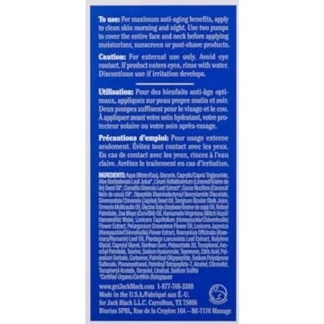 Jack Black Protein Booster Skin Serum 2 Fl Oz