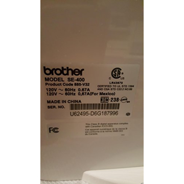 Brother SE400: Sewing & Embroidery Machine with 70 Designs