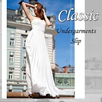 Jiuguva 2 Pieces Half Slip Lace Long Underskirt Women's Satin Half Slip for Under Dresses(3X-Large,Black, White)