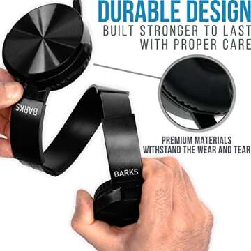 Barks Classroom Headphones (10 Pack): On-Ear Premium Student Bulk Headphones: Perfect for Kids, Grades K-12, Schools & for Class Sets (Great Value, Durable, Noise Reducing, Comfortable, Easy-to-Clean)