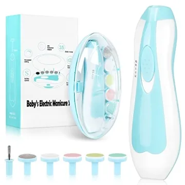 Baby Nail Trimmer Electric - 6-in-1 Family Grooming Kit
