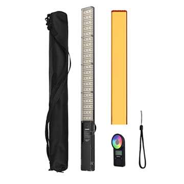 YONGNUO YN360III PRO YN360 III PRO LED Video Stick Ice Light, 2.4G Remote Control Touch, RGB Full Color CRI 95+ App Support, 5600K Color Temperature
