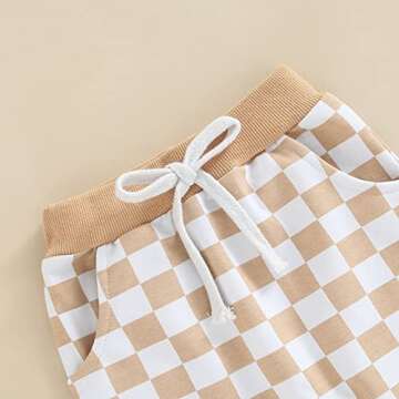 Toddler Checkerboard Plaid Pants - Stylish & Comfortable
