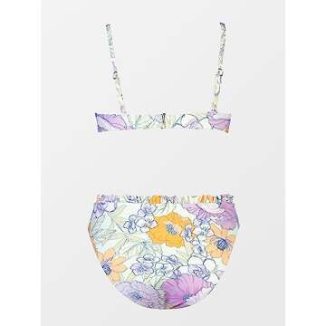 CUPSHE Floral High Waisted Bikini Set for Stylish Women