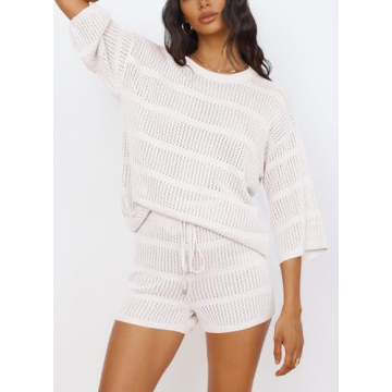 PRETTYGARDEN Women's Stylish Summer Two Piece Coverup