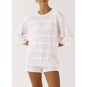 PRETTYGARDEN Women's Stylish Summer Two Piece Coverup