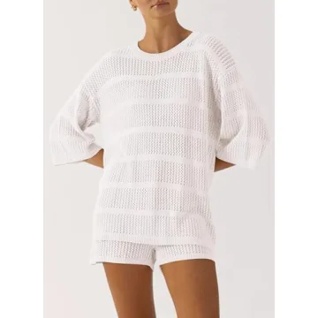 PRETTYGARDEN Women's Stylish Summer Two Piece Coverup