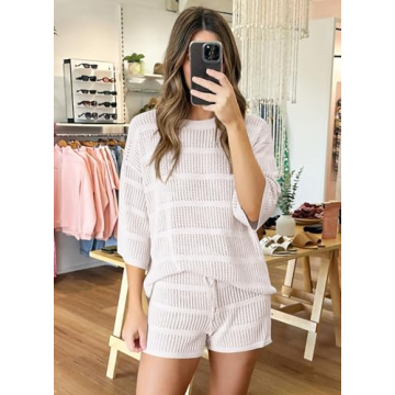 PRETTYGARDEN Women's Stylish Summer Two Piece Coverup