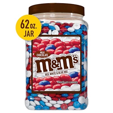 M&M's Milk Chocolate Patriotic Mix 62 oz Fresh Treat