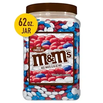 M&M's Milk Chocolate Patriotic Mix 62 oz Fresh Treat