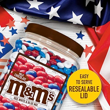M&M's Milk Chocolate Patriotic Mix 62 oz Fresh Treat