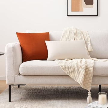 Mixhug Cozy Velvet Cushion Covers Set - Luxurious Home Decor