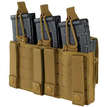 Condor GEN2 Triple Kangaroo Magazine Pouch - Olive Drab Tactical Essentials