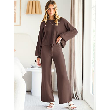 Elegant ANRABESS Women’s Two Piece Sweater Set for Fall