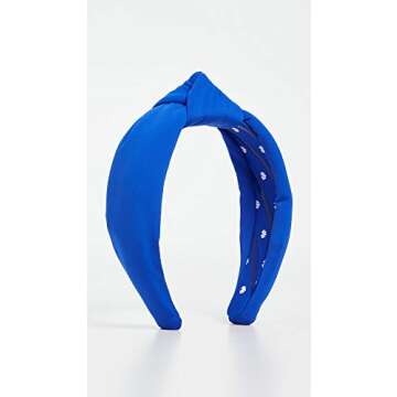Lele Sadoughi Women's Neoprene Knotted Headband - Chic Royal Blue Accessory