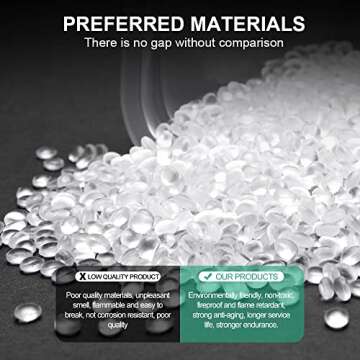 Heavy Duty 8 Inch Zip Cable Ties for All Uses