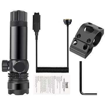 Feyachi GL6 Tactical Green Laser Sight with 45 Degree M61 M Lock Rail Mount and Pressure Switch