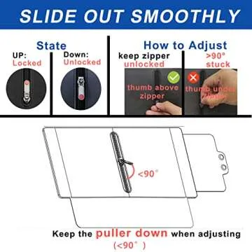 Veharvim Polarized Sun Visor for Car with Zipper Slider, Upgraded UV400 Car Sun Visor Extension with PC Lens and Side Sunshade,Anti-Glare Car Visor for Safe Driving,UV-Filtering/Protection