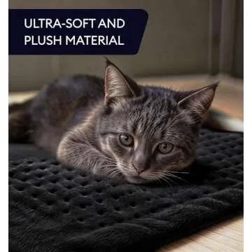 GENIANI Extra Large Electric Heating Pad for Back Pain and Cramps Relief - Auto Shut Off - Soft Heat Pad for Moist & Dry Therapy - Heat Patch (XL Black)