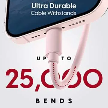 TALK WORKS 10ft Fast-Charge Lightning Cable - MFi Certified